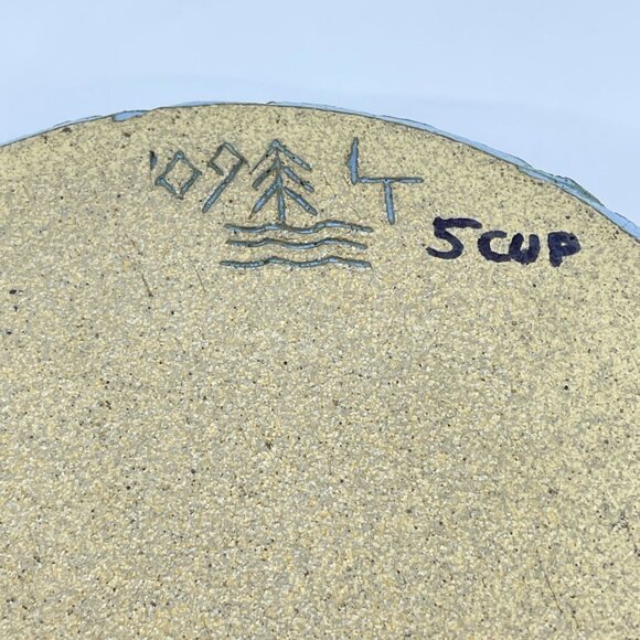 timberlake ceramic arts handcrafted covered casserole sea turtle themed - Picture 9 of 9